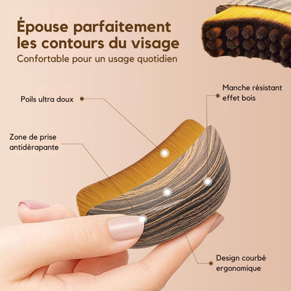 Visage Affiné en 2 Minutes — La Brosse de Drainage Lymphatique N°1 en France